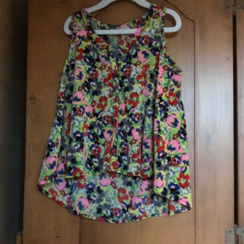 Girls floral blouse